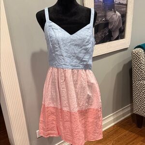 Cynthia Rowley Blue and Pink Dress